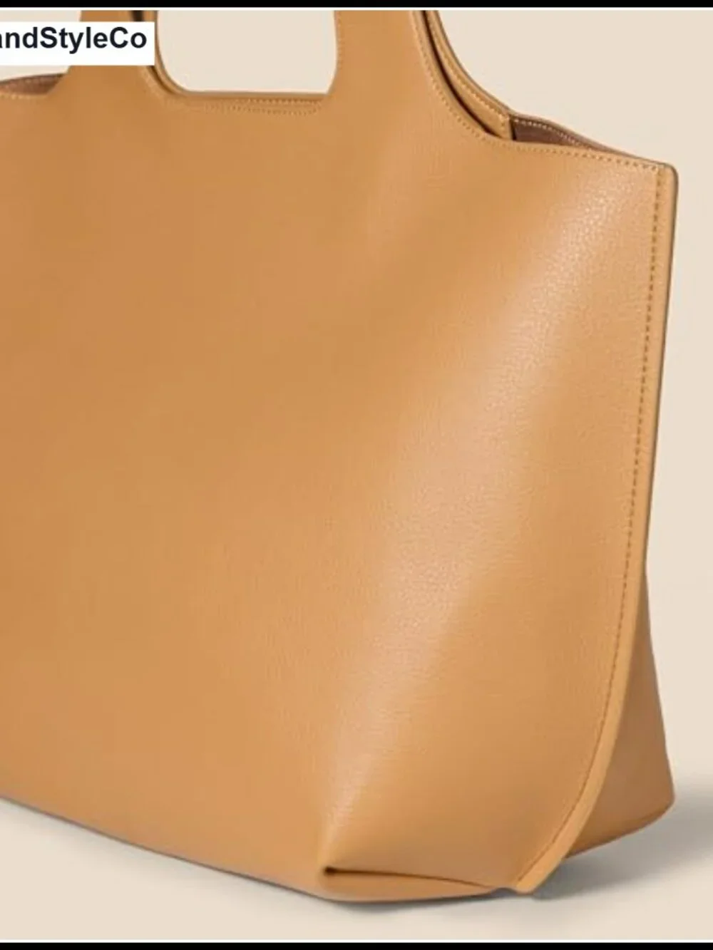 Oversized Tote Bag Faux Pebbled Leather Magnetic Closure Travel Daily Use